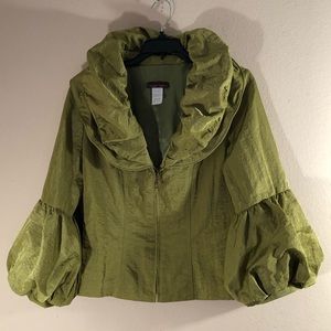 Womens Design Today’s Crinkled Bell Sleeve Jacket